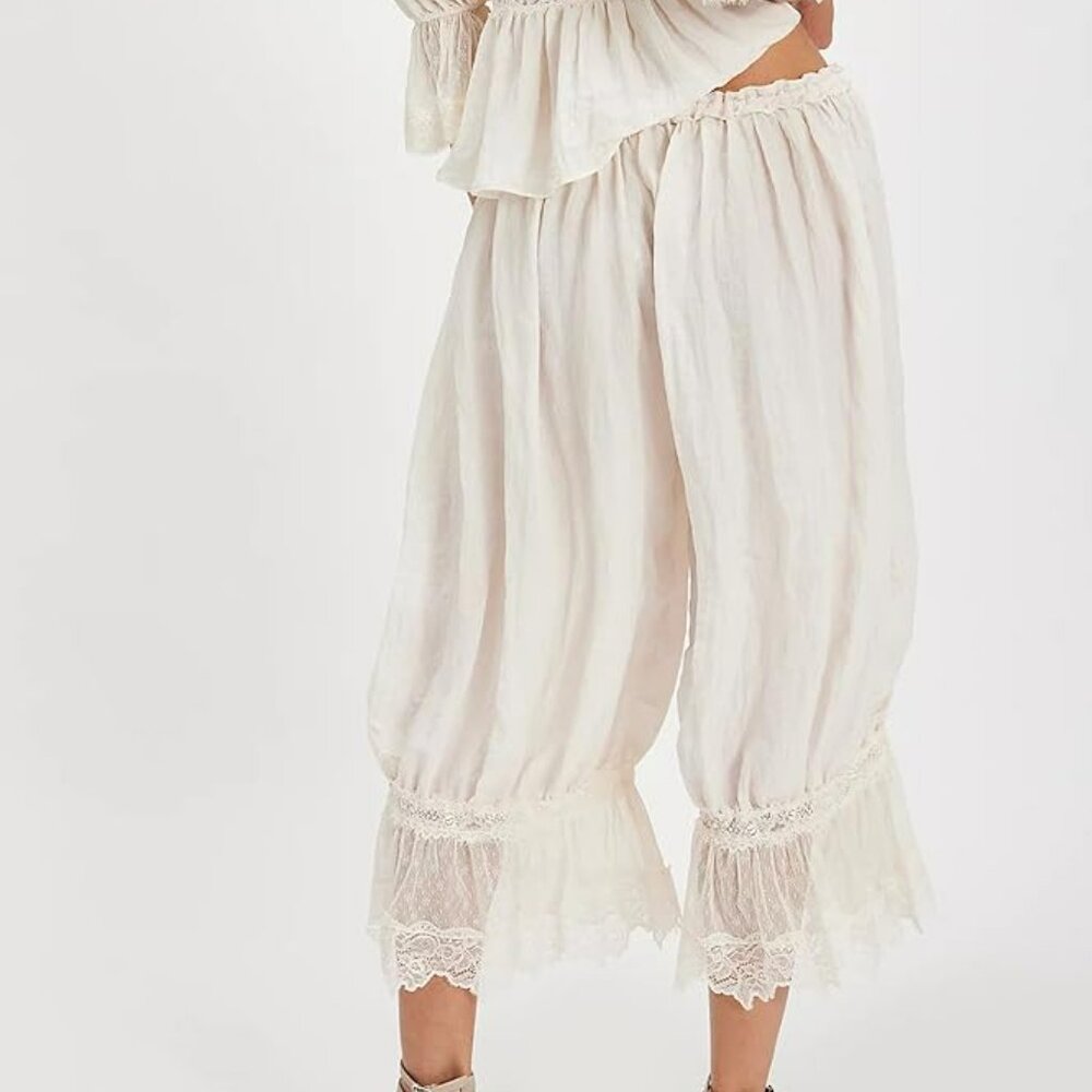 Free People Forever Young Bloomer Pants NWOT - Picture 2 of 8